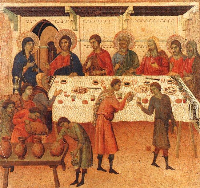 Duccio di Buoninsegna Wedding at Cana china oil painting image
